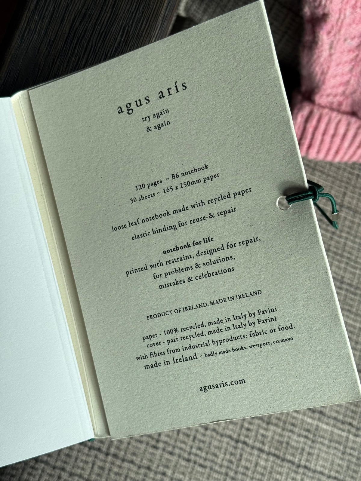 Limited Edition | A6 Aoife X Badly Made Books