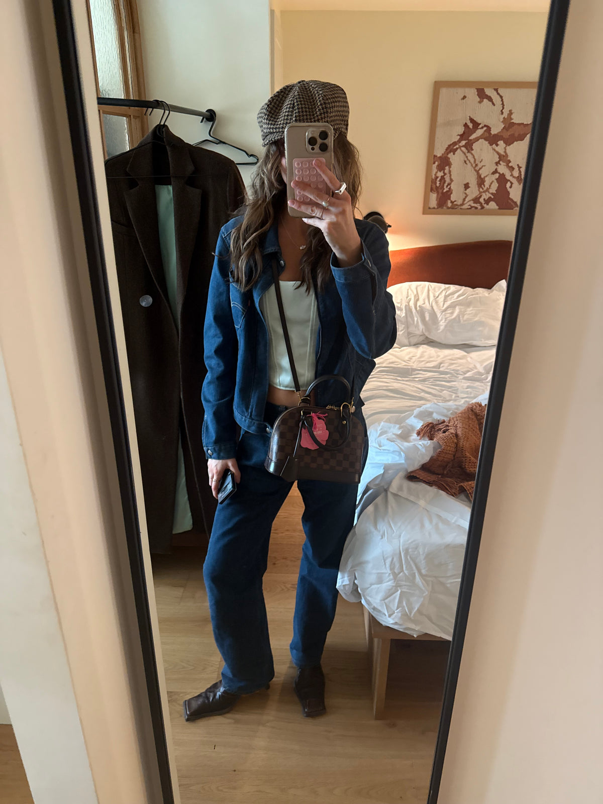 Peat Brown Weavers &amp; Believers Baker Boy Cap