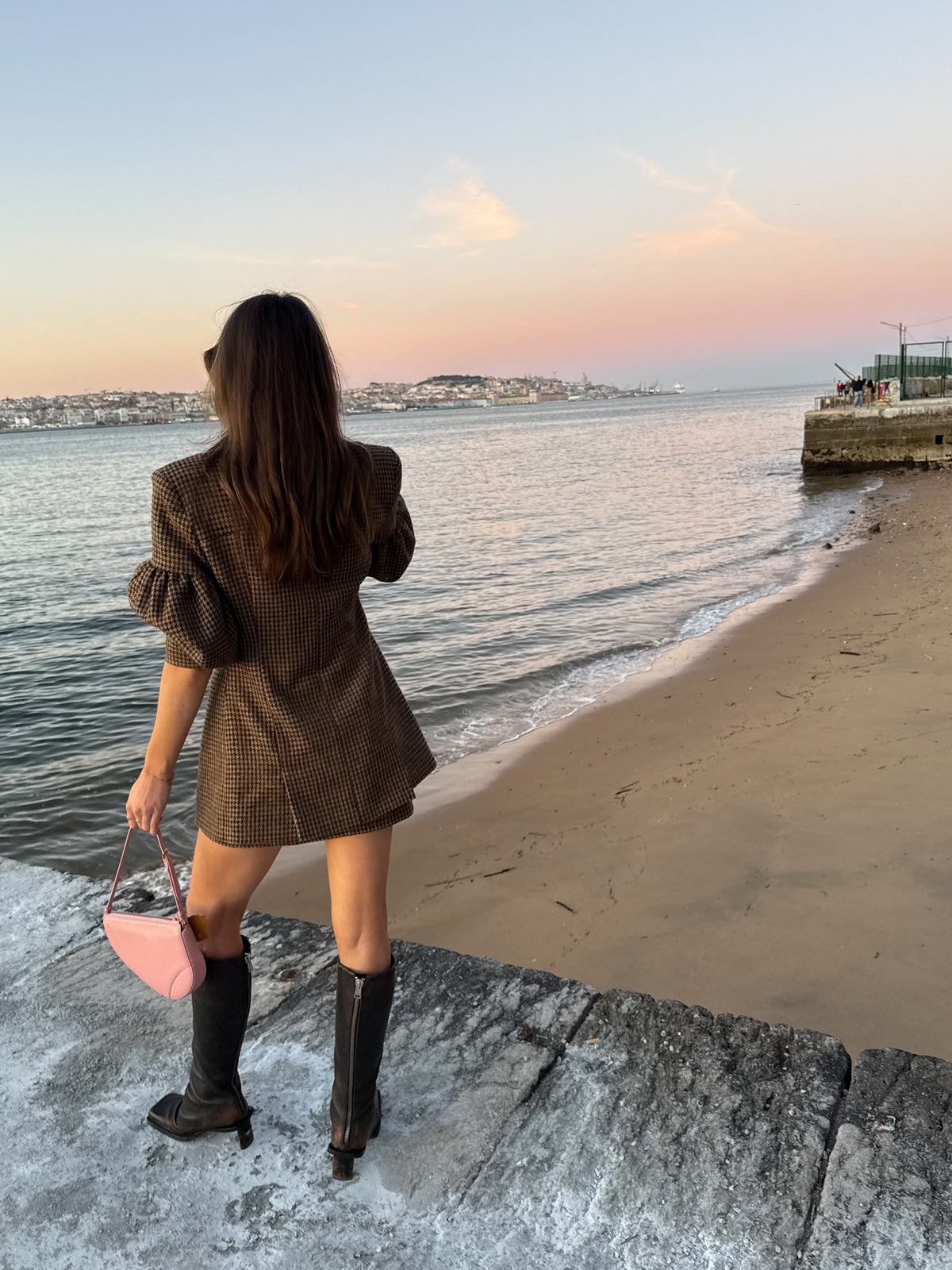 Weavers &amp; Believers Blazer | Check Brown