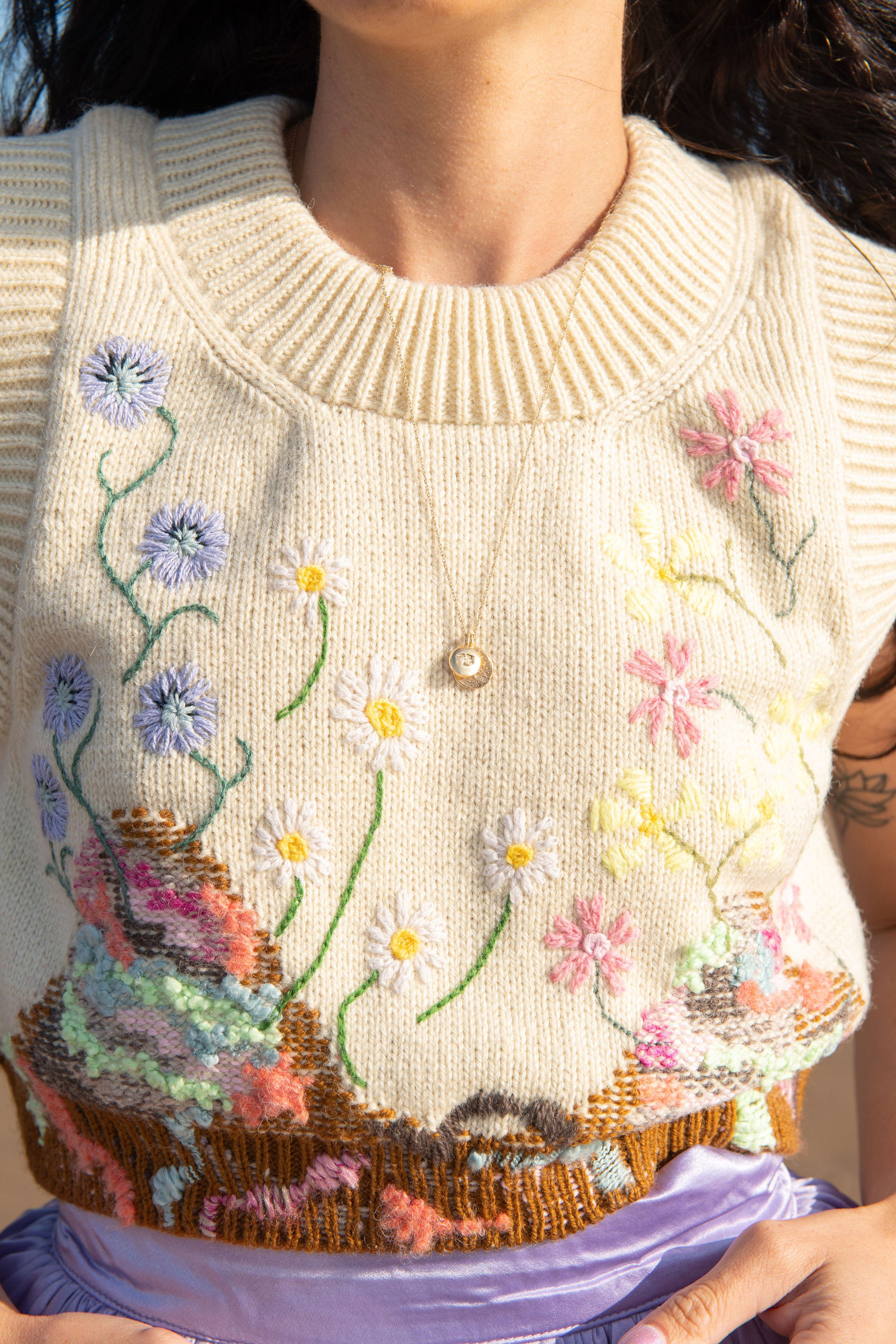 Resewing Our Roots Knitted Vest