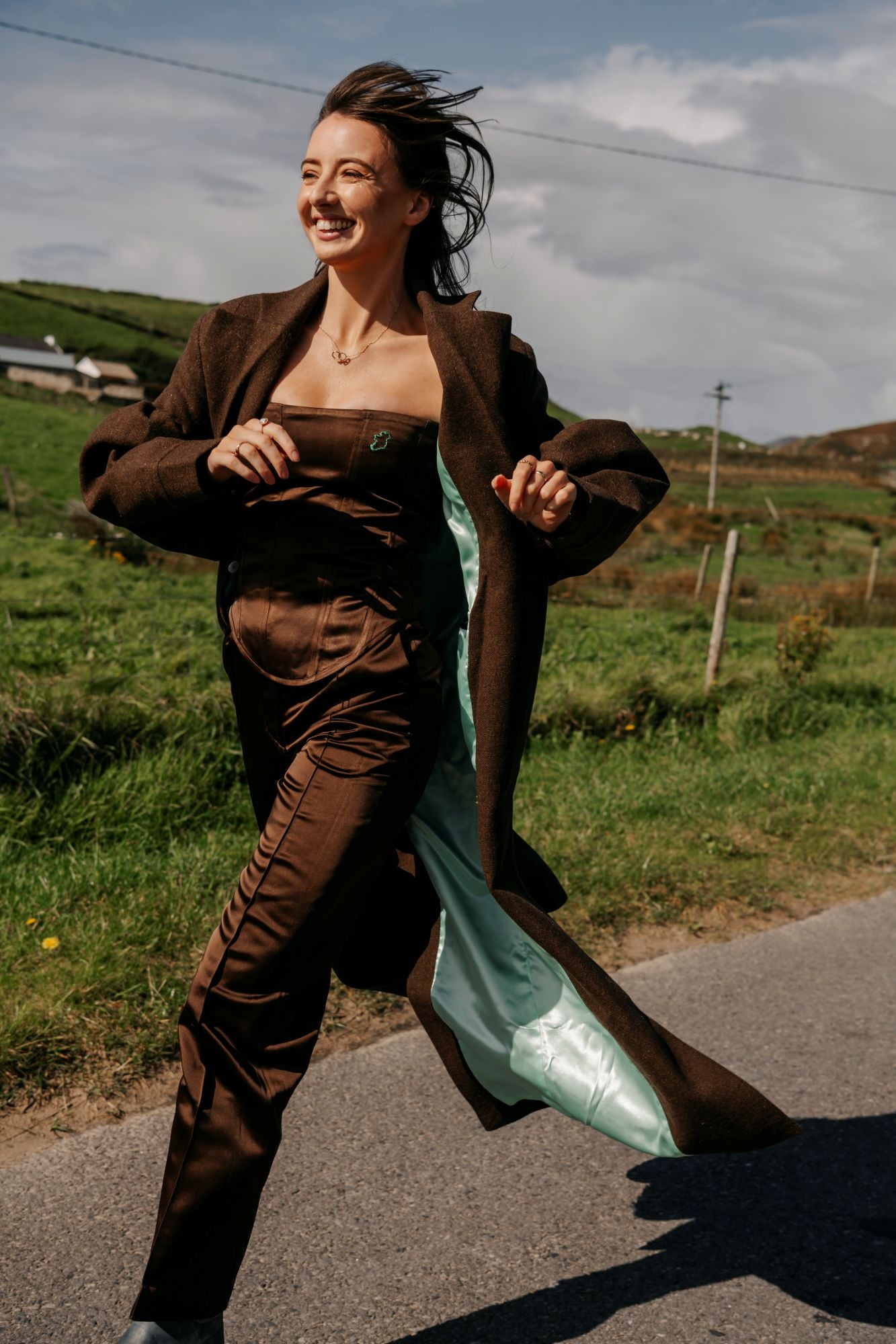 Pre-order | The Burren Brown Long Coat