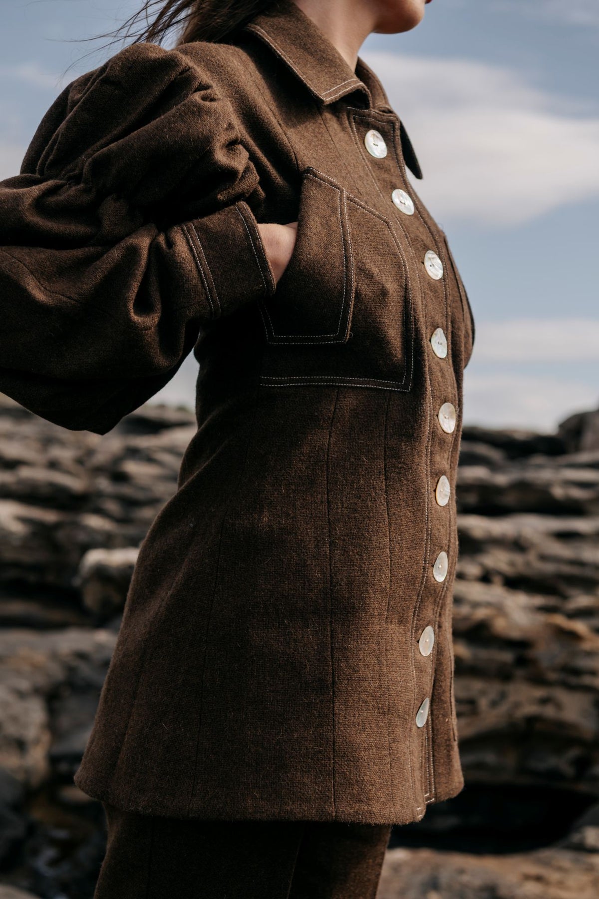 Our Land Blazer | Peat Brown