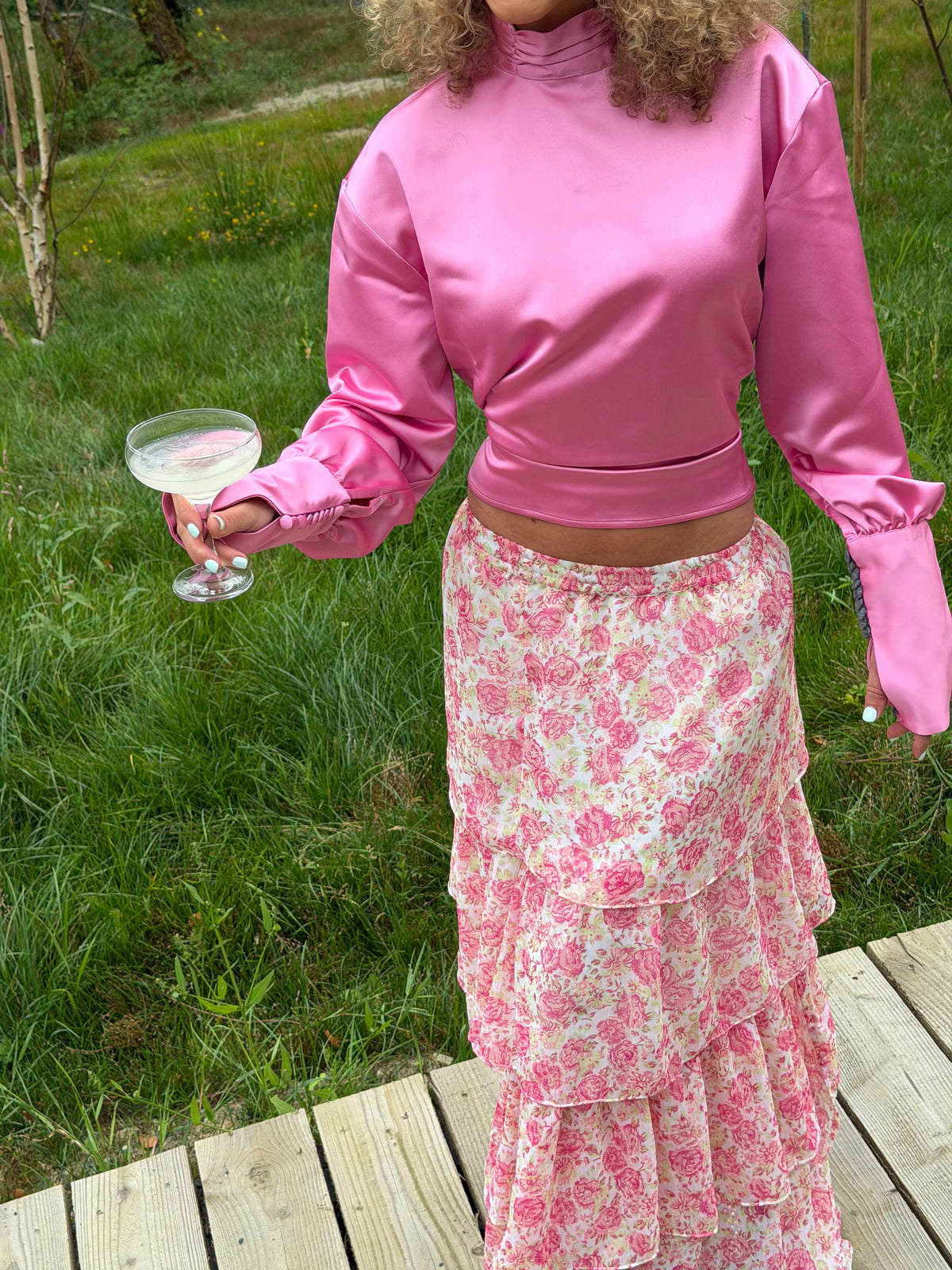 Dawn Blouse | Sunrise Pink
