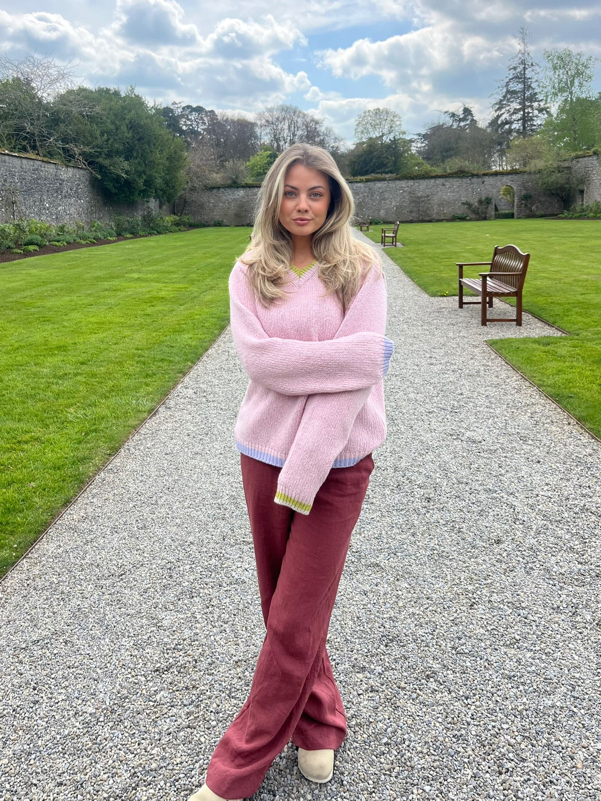 Bloom Pink Jumper | A Soft Awakening