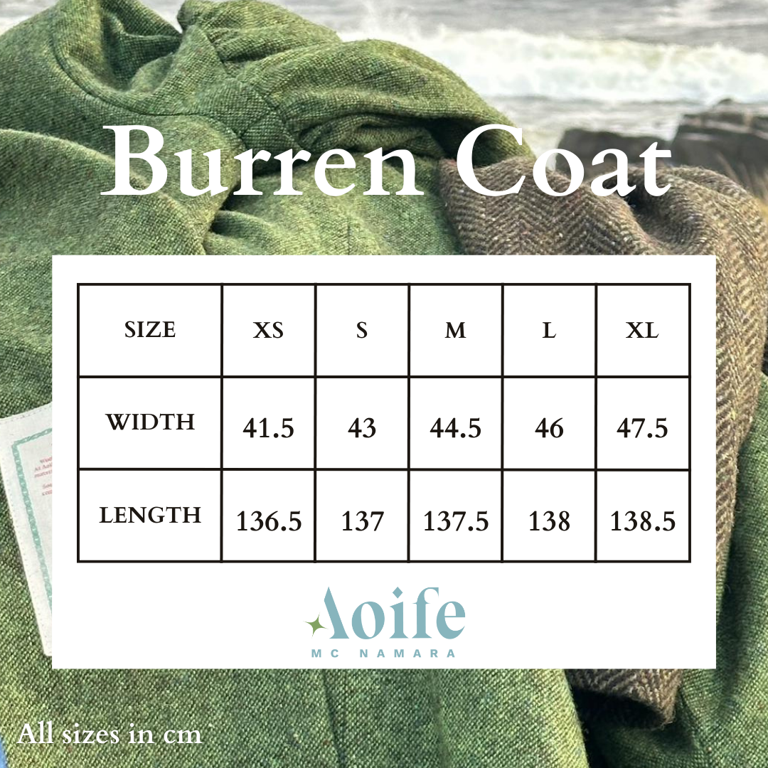 Reimagined | The Burren Navy Long Coat