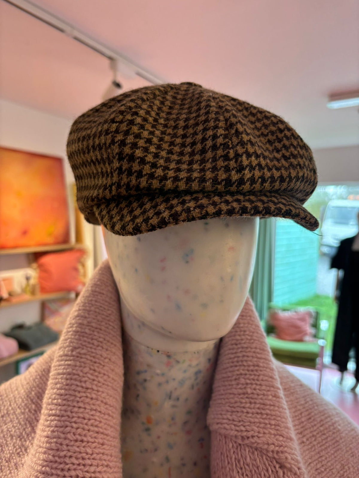 Peat Brown Weavers &amp; Believers Baker Boy Cap