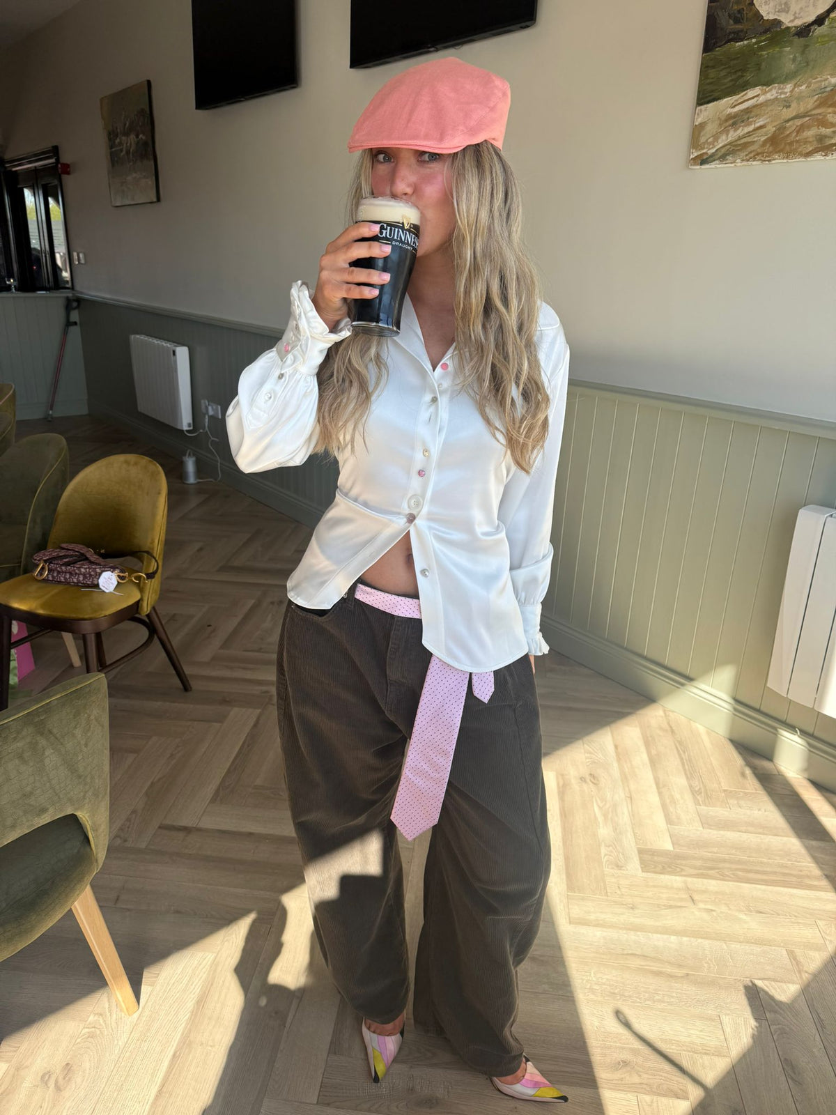 Coral Linen AMN Paddy Cap