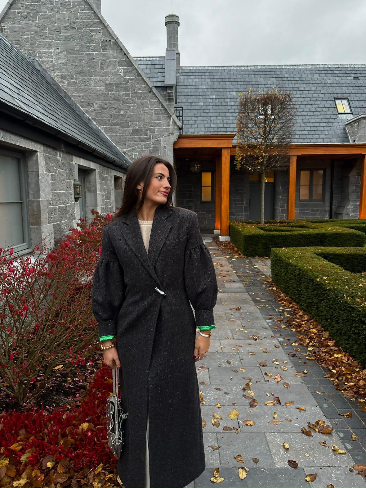 The Burren Grey Long Coat