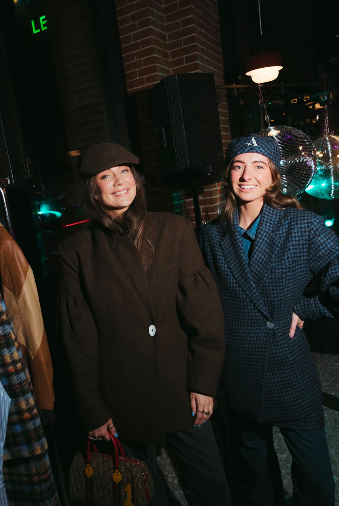 Check Navy Paddy Cap