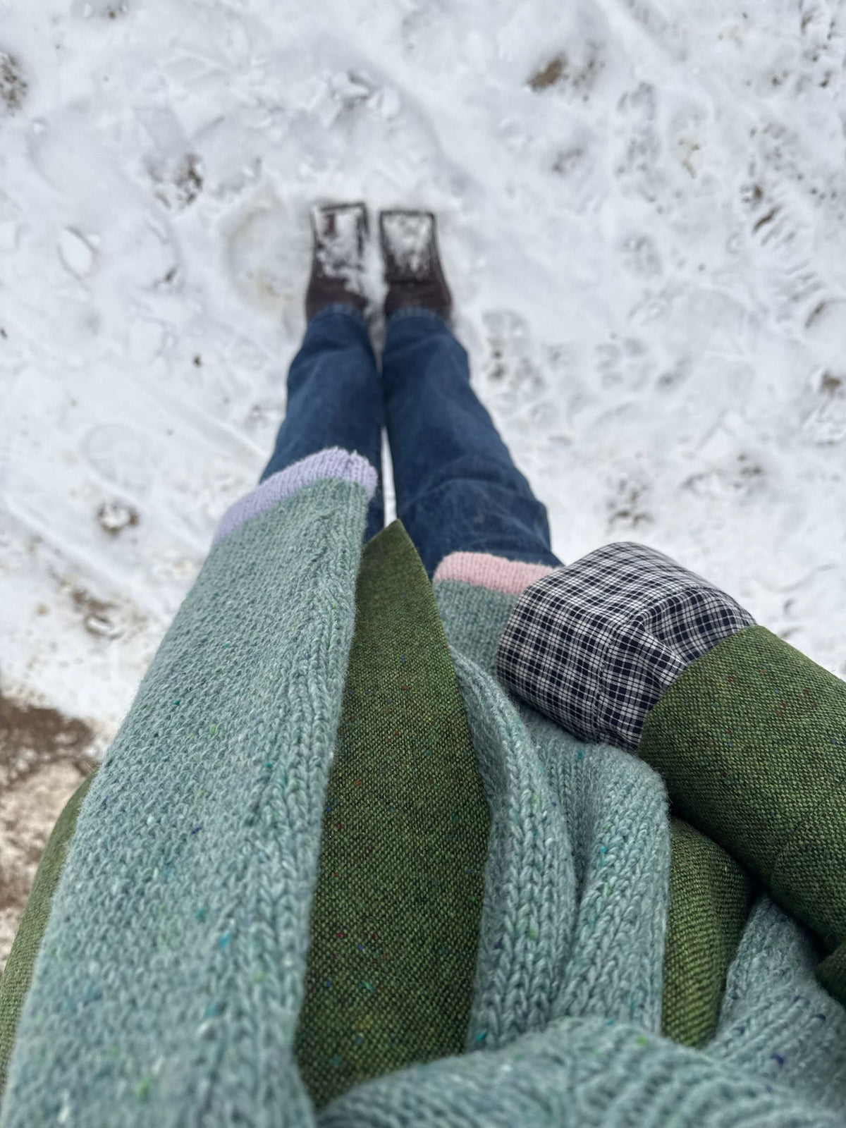 Wild Meadows Teal Jumper