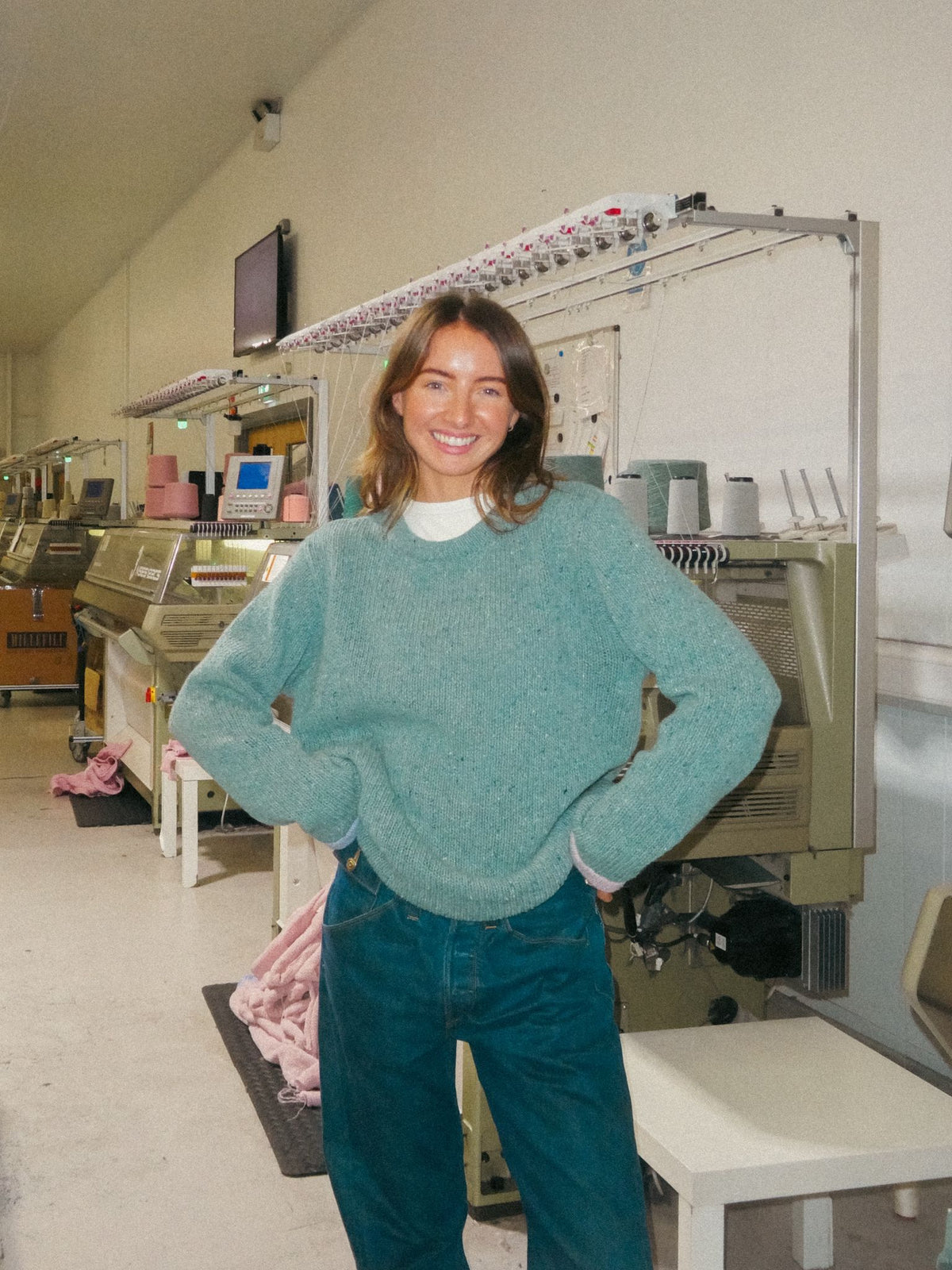 Pre-order | Wild Meadows Teal Jumper