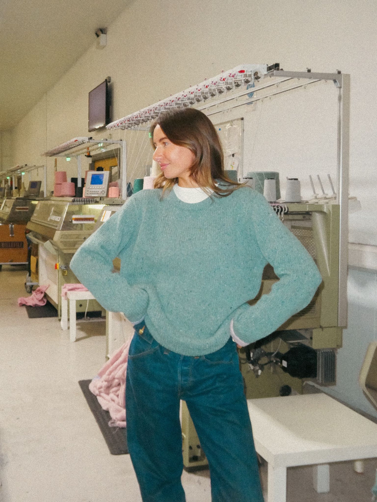 Pre-order | Wild Meadows Teal Jumper